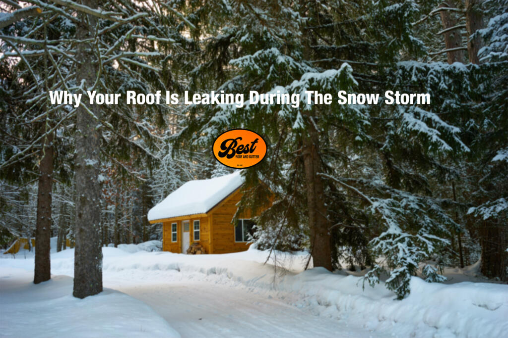 Why Your Roof Is Leaking During The Snow Storm